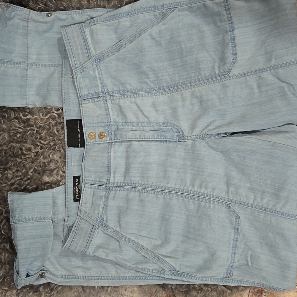 WHBM Lightweight Denim Pedi Pant